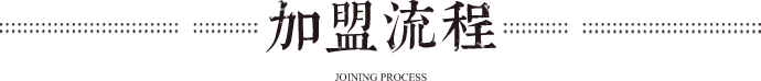 加盟流程